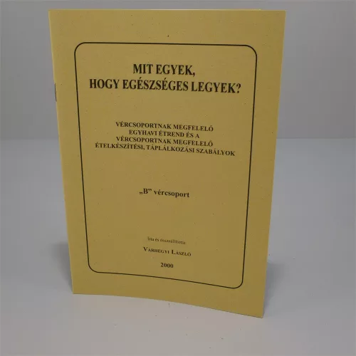 Könyv: mit egyek... "b" vércsoport 1 db