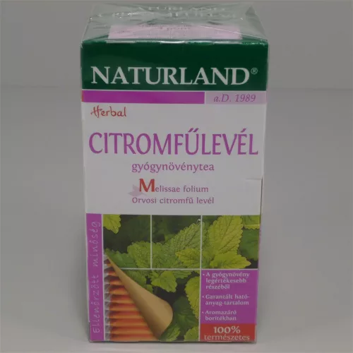 Naturland citromfűlevél tea 25x1g 25 g