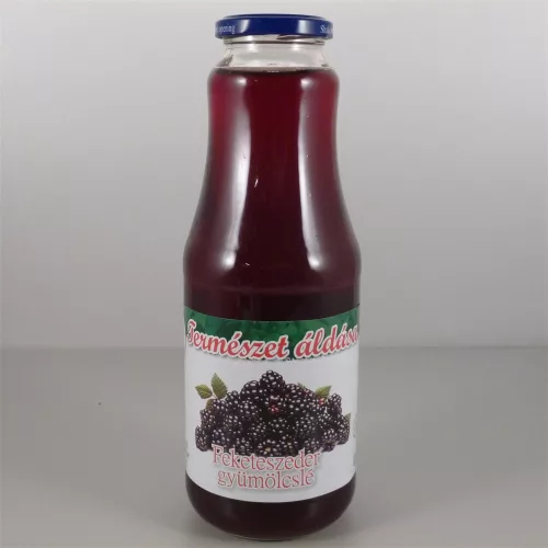 Természet Áldása fekete szeder gyümölcslé 100% 1000 ml