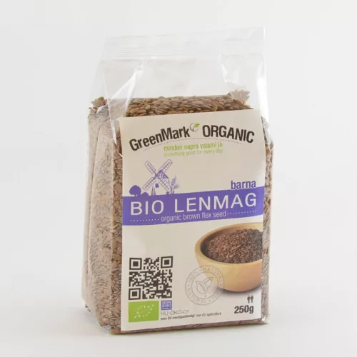 Greenmark bio lenmag barna 250 g
