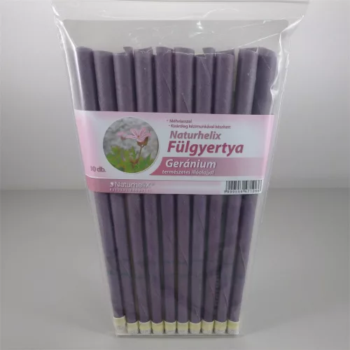 Naturhelix fülgyertya geránium 10 db