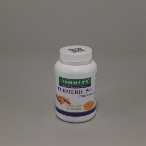 Dammers kurkuma kapszula 500mg 80 db