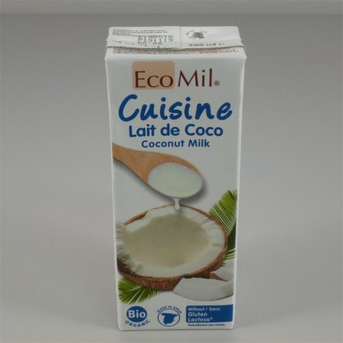 Ecomil bio kókusz főzőkrém 200 ml