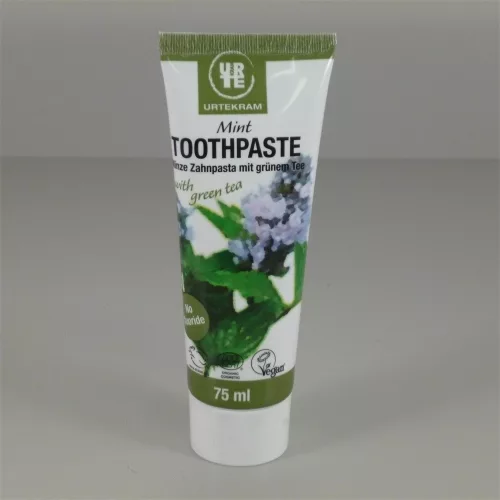 Urtekram bio fogkrém zöldtea-mentol 75 ml