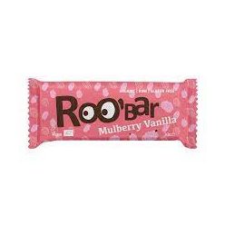   Roobar 100% raw bio gyümölcsszelet fehér eper-vanília 30 g