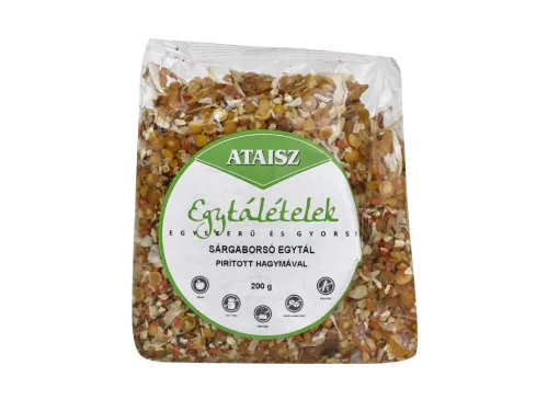 Ataisz sárgaborsó egytál pirított hagymával és vegyes zöldséggel 200 g