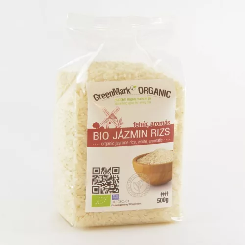 Greenmark bio jázmin rizs fehér 500 g