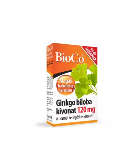 Bioco ginkgo biloba tabletta 120mg 90 db