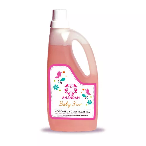 Anandam baby hipoallergén mosógél - púder illattal 1000 ml