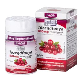 Jutavit tőzegáfonya+aranyvessző kivonat tabletta 60 db