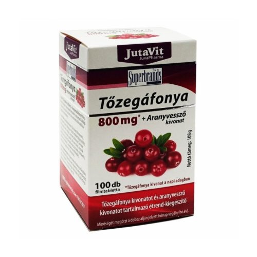 Jutavit tőzegáfonya+aranyvessző kivonat tabletta 100 db