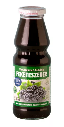 Természet Áldása fekete szeder gyümölcslé 100% 330 ml