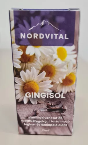 Nordvital gingisol fogyíny- és szájápoló oldat 10 ml