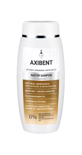 Axibent natúr sampon minden hajtípusra 200 ml