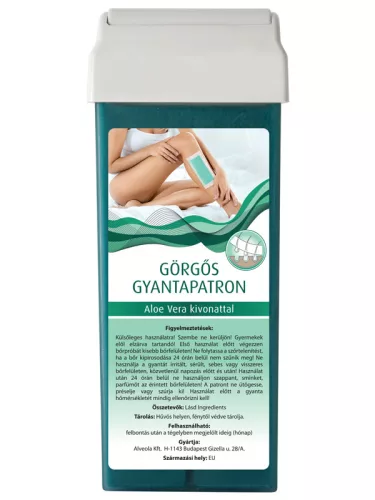 Aloe Vera Organic görgős gyantapatron aloe vera kivonattal széles görgőfejjel 100 ml