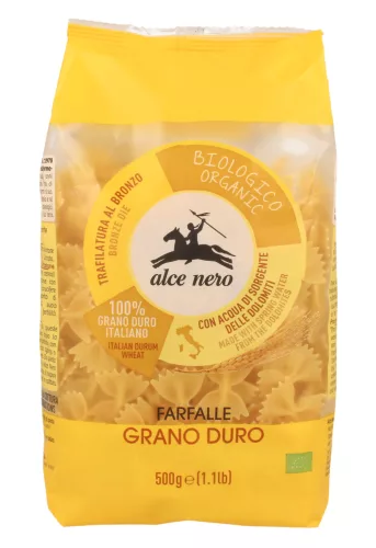 Alce Nero bio durum farfalle (masni) 500 g