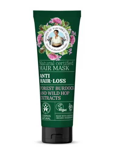 Babushka Agafia bio hajhullás elleni hajmaszk erdeibojtorján és vadkomló kivonattal 200 ml