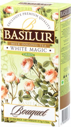Basilur bouquet white magic tejes oolong tea 25 filter 37,5 g