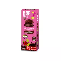   Bob Snail gyümölcs snack étcsokoládéban alma-málna 30 g