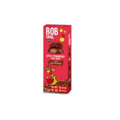 Bob Snail gyümölcs snack tejcsokoládéban alma-eper 30 g