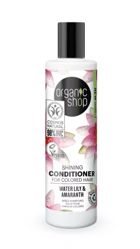 Organic Shop bio kondicionáló shine vízililiommal és amaránttal 280 ml