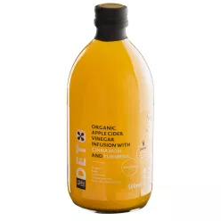   Deto bio szűretlen almaecet fúzió kurkumával és fahéjjal "anyaecettel" 500 ml
