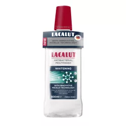   Lacalut antibakterális, micellás szájvíz whitening 500 ml