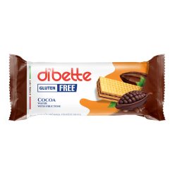   Dibette kakaós krémmel töltött mártatlan ostya, fruktózzal gluténmentes 50 g