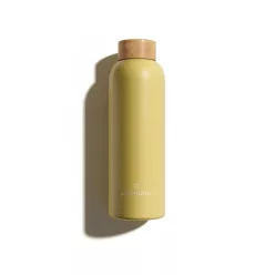 Waterdrop rozsdamentes acélkulacs sárga 600ml 1 db