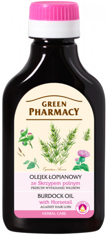 Green Pharmacy bojtorján hajolaj hajhullás ellen mezei zsurló kivonattal 100 ml