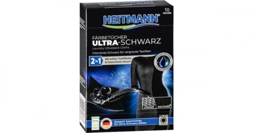 Heitmann ultrafekete színfrissítő kendő 10 db