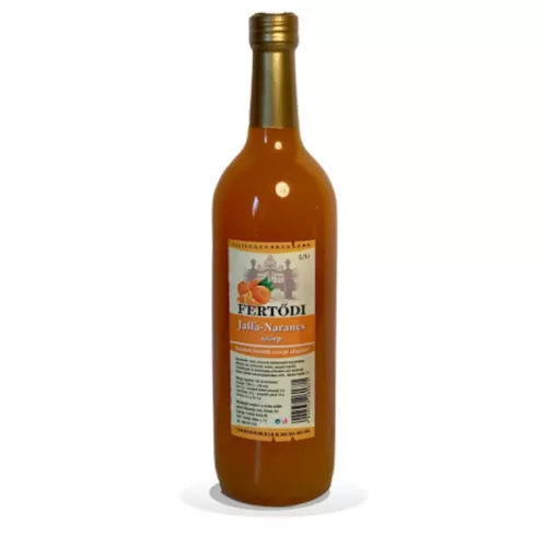 Fertődi jaffa-narancs gyümölcsszörp 750 ml