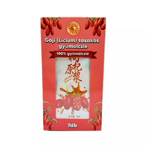 Sun Moon goji (lícium) tasakos gyümölcslé 7x30ml 210 ml