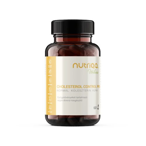 Nutriqa cholesterol control pro normál koleszterin kúra vegán kapszula 60 db