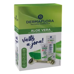   Dermaflora 0% díszdoboz (hidrogél+micellás arcradír+arcmasszírozó) aloe 1 db