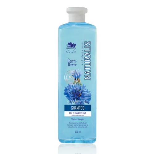 Naturalis búzavirág kivonatot tartalmazó sampon vékonyszálú, töredezett hajra 500 ml