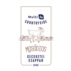 Multi 4u countryside kecsketej szappan mosódiós 100 g