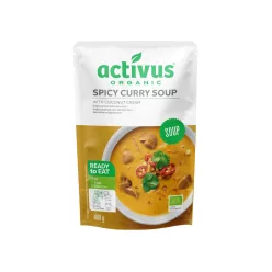   Activus bio vegán organikus fűszeres curry krémleves 400 g