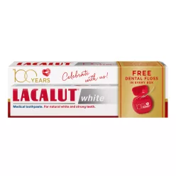 Lacalut fogkrém white fogselyemmel 75 ml