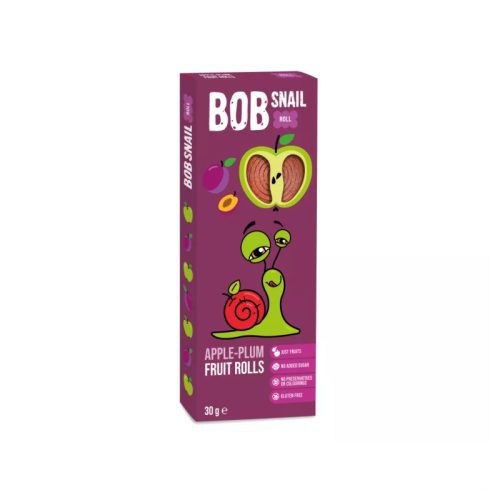 Bob Snail gyümölcstekercs alma-szilva 30 g