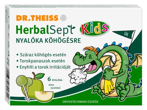 Dr.theiss herbalsept nyalóka köhögésre alma ízesítésű 6 db