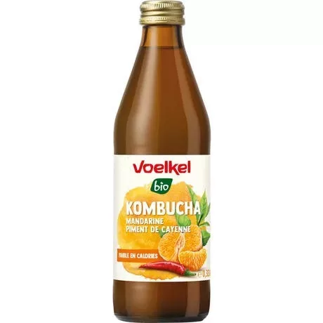 Voelkel bio kombucha mandarin-cayenne 330 ml