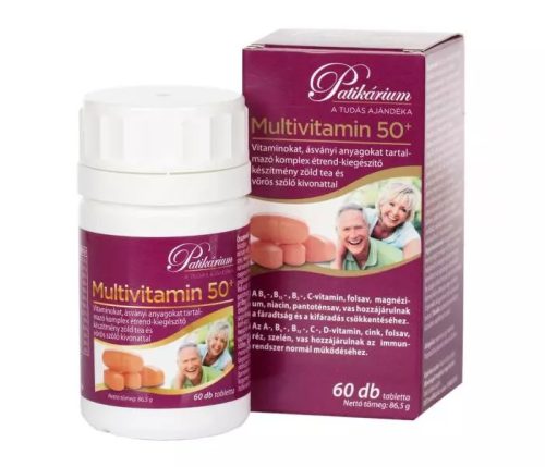 Patikárium multivitamin 50+ tabletta 60 db