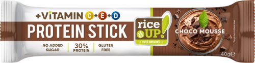 Rice Up fehérjeszelet vitaminokkal csokoládé mousse ízű hcn 40 g