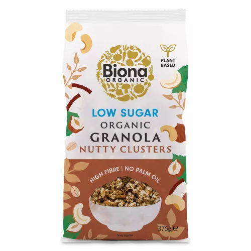Biona bio granola mogyorós alacsony cukortartalommal 375 g