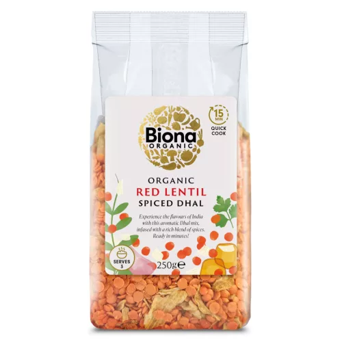Biona bio fűszeres vöröslencse dhal 250 g