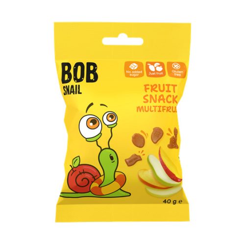 Bob Snail gyümölcs snack multifruit 40 g