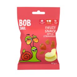 Bob Snail gyümölcs snack alma-eper 40 g