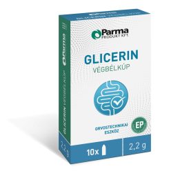 Parma Glicerin végbélkúp 2,2g 10 db