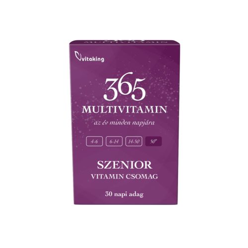 Vitaking 365 szenior multivitamin csomag 30 db